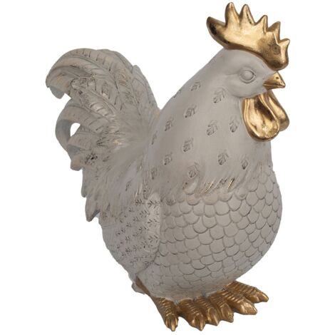 Signes Grimalt Figure de figure de gallina  Gallo Figure blanc 24x12x26cm 28015