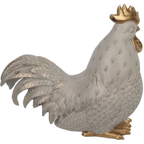 Signes Grimalt Figure de figure de gallina  Gallo Figure blanc 24x12x26cm 28015