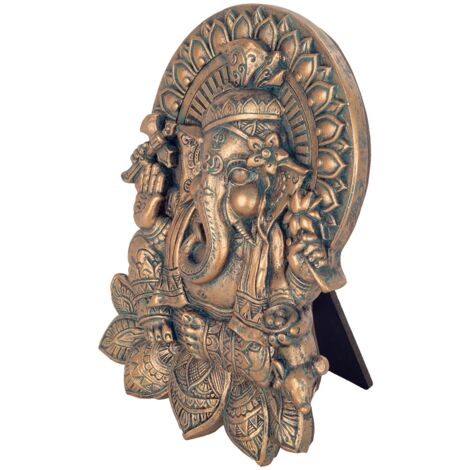 Signes Grimalt Figurine de déesse grise de Bouddhas Ganesha - 18x13x3cm