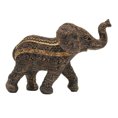 Signes Grimalt Éléphant Africains et Éléphants Figurine Éléphant Gris 13x19x7cm