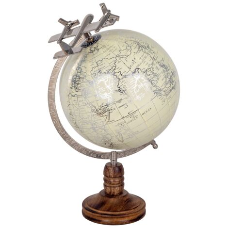 Signes Grimalt Globe Ballons du Monde Blanc Rond 35x25x20cm (1/3)