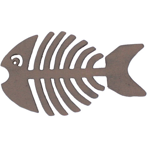 Signes Grimalt Dessous de plat en épines de poisson de jardin  Dessous de Plat Gris - 17x28x2cm