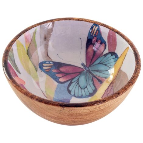 Petit bol papillon marron romantique design exclusif (1/2)