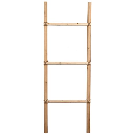 Signes Grimalt Meuble d'Appoint Échelle 3 Marches Marron - 130x46x6cm (1/5)
