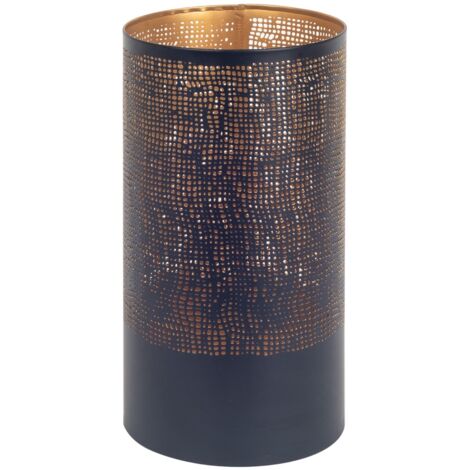 Bougeoir élégant en métal noir pour décorer votre maison avec style (1/2)