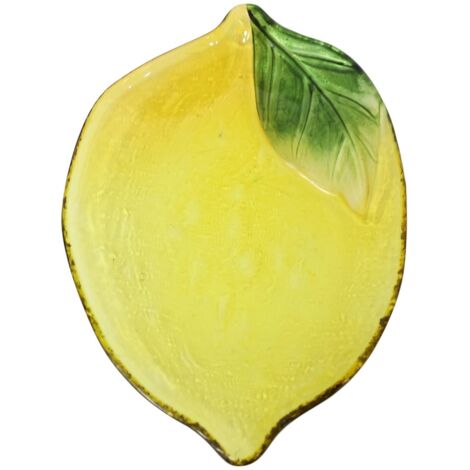 Assiette à citron décorative idéale pour la cuisine et la salle à manger