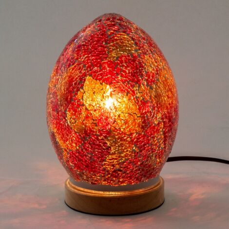 Petite lampe en mosaïque de style indien pour la décoration de la maison (1/2)
