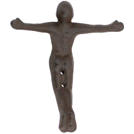 Cintre décoratif en forme de figure humaine en fonte pour mur (1/3)