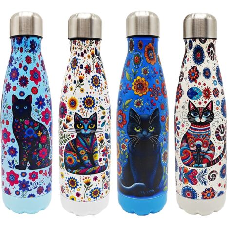 Gourde chat avec 4 diffuseurs en inox pour les amoureux félins et décoration d'intérieur sur Amazon (1/5)