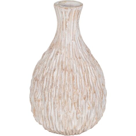 Vase ethnique en bois pour la décoration de la maison et cadeau (1/3)