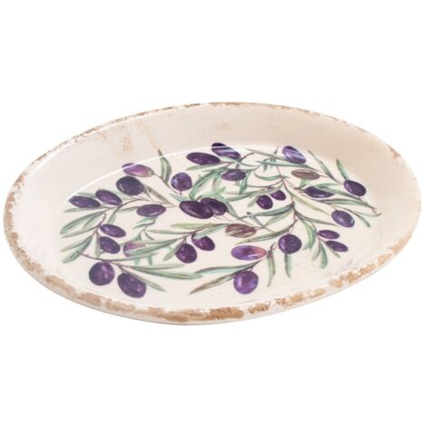 Pot à olives sans cuillère Au Vieux Vallauris Céramique Floral,Végétal