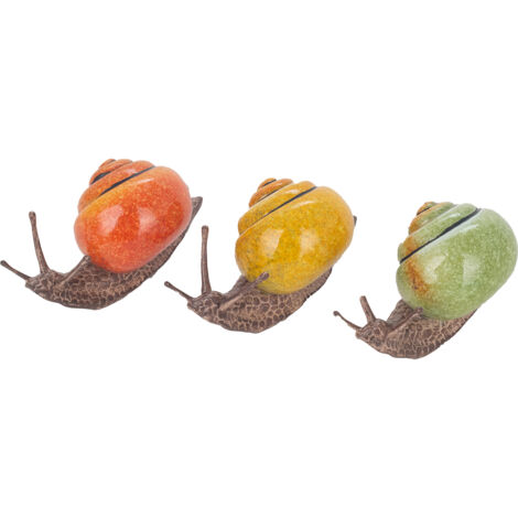 Figurine D'escargot En Bois – Miniature Réaliste Pour Décoration Intérieure Ou Extérieure – 5,9 Cm