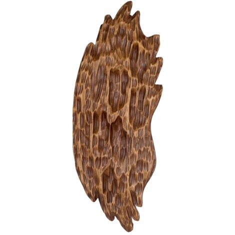 Ornement mural ethnique en bois sculpté pour la décoration de la maison et du bureau (1/3)