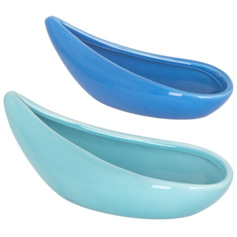 Lot de 2 bols goutte d'eau en céramique pour une décoration moderne et fonctionnelle, idéal pour la cuisine et la salle à manger