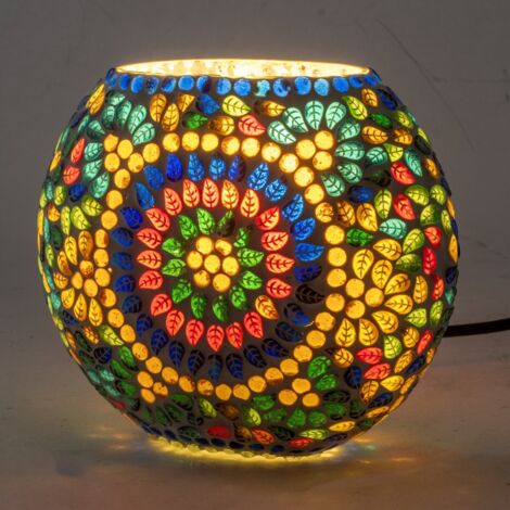Lampe en cristal multicolore pour une décoration moderne, idéale pour les salons, les chambres et les espaces créatifs