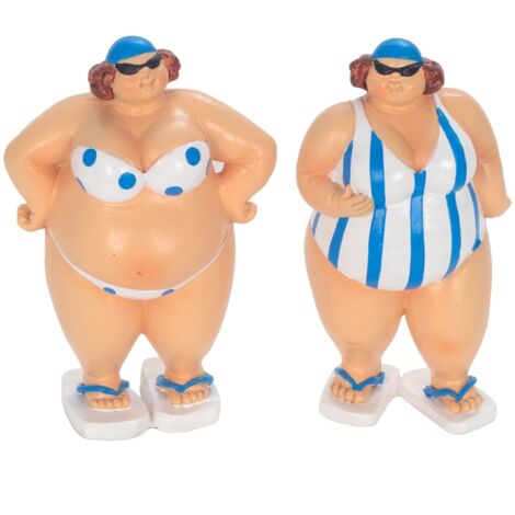 Figurine Baigneuse en résine, Décoration Nautique, Style Maritime, Cadeau Original, Accessoire de Collection