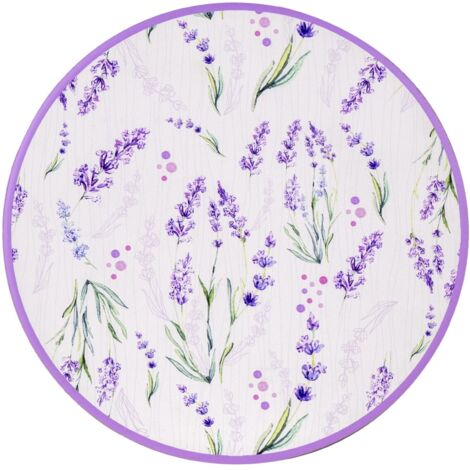 Dessous de plat en céramique lavande - Complément de table décoratif - Cadeau original et élégant pour toute occasion