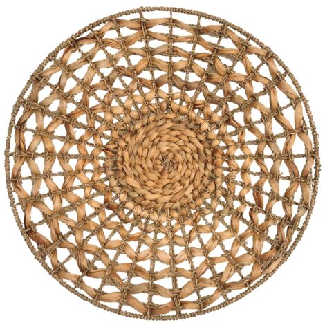 Ornement mural en jacinthe d'eau naturelle, image décorative de 55 cm pour jardin et espaces extérieurs (1/2)
