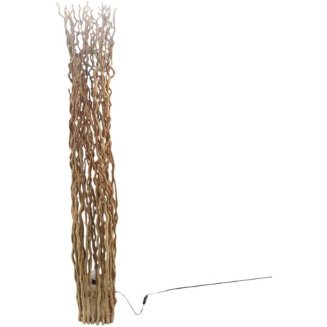 Lampe en bois de mûrier au design moderne pour éclairage intérieur, 180 cm, idéale pour la décoration et le style contemporain