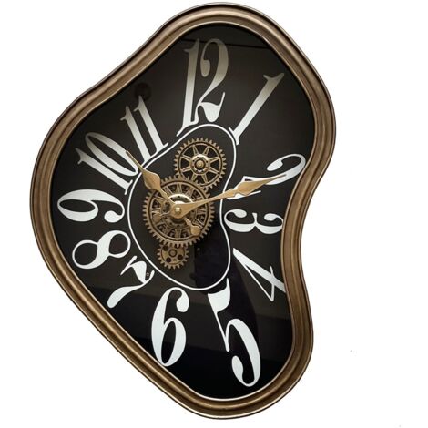 Horloge murale décorative silencieuse pour la maison et le bureau, design moderne, mouvement précis, idéale pour la cuisine et le salon. (1/4)