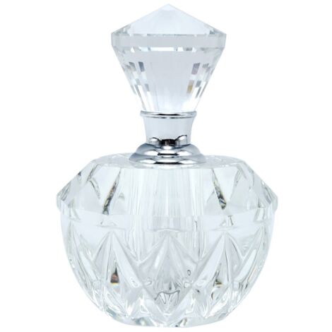 Flacon de parfum décoratif en verre pour la maison, design classique, idéal pour offrir, décoration élégante et raffinée. (1/4)
