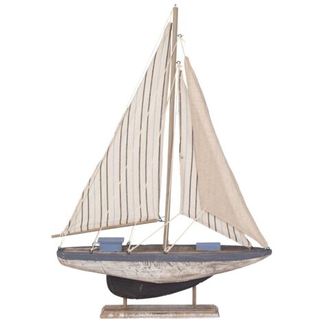 Maquette de voilier décorative, réplique nautique pour la décoration intérieure, idéale pour les amoureux de la mer et les collectionneurs.