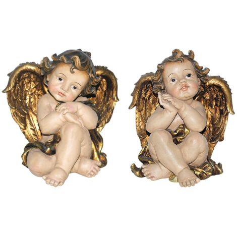 Figurine d'ange de Noël décorative, décoration d'intérieur en résine, idéale pour les décorations de Noël, design élégant