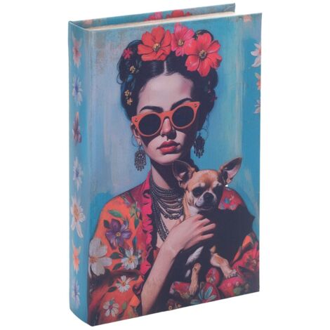 Boîte à livres décorative au design moderne pour la maison et le bureau, idéale pour les cadeaux et le rangement personnel. (1/4)
