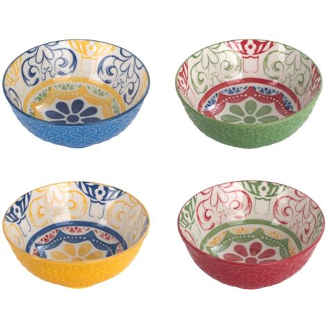 Petits bols décoratifs, lot de 4, pour la cuisine et la salle à manger, parfaits pour servir des apéritifs et des collations, design moderne