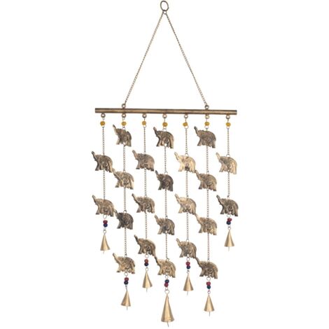 Mobile décoratif à suspendre représentant un éléphant - Décoration murale de style indien pour la maison - Idéal pour un cadeau original et unique