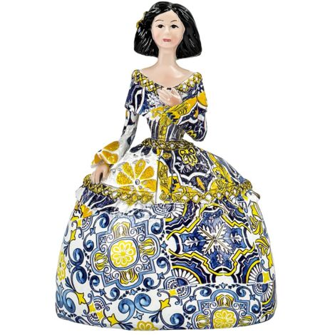 Figurine décorative Pop Art Menina - Sculpture moderne en résine pour la maison et le bureau - Design multicolore (1/4)