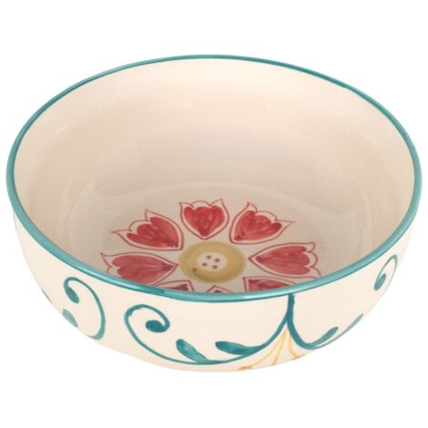 Grand bol décoratif pour table basse, design bohème, idéal pour les fruits ou les salades, décoration moderne