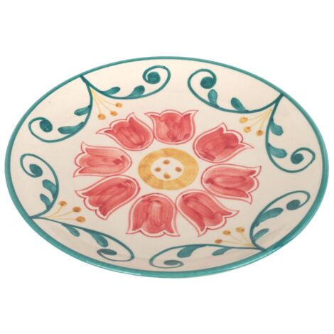 Assiette à dessert élégante en céramique pour la décoration de table, idéale pour les desserts, design moderne et polyvalent. (1/4)