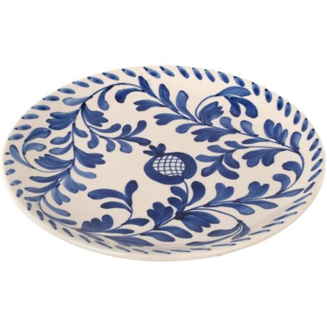 Assiette plate en céramique - Idéale pour un usage quotidien et les occasions spéciales - Design élégant et durable