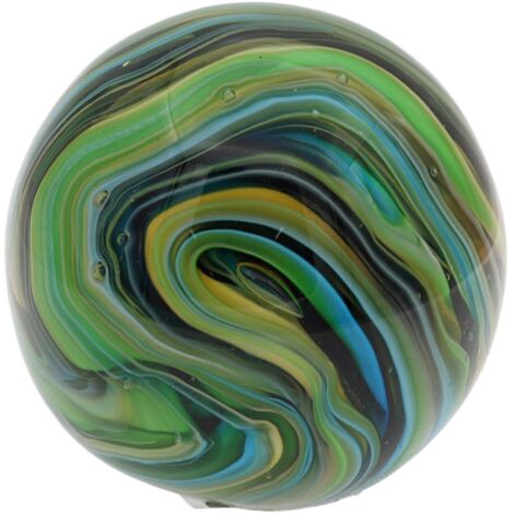 Presse-papier en verre multicolore au design abstrait et moderne (1/5)
