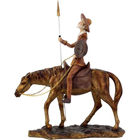 Figurine de Don Quichotte sans cheval en résine - Décoration unique et artistique (1/5)