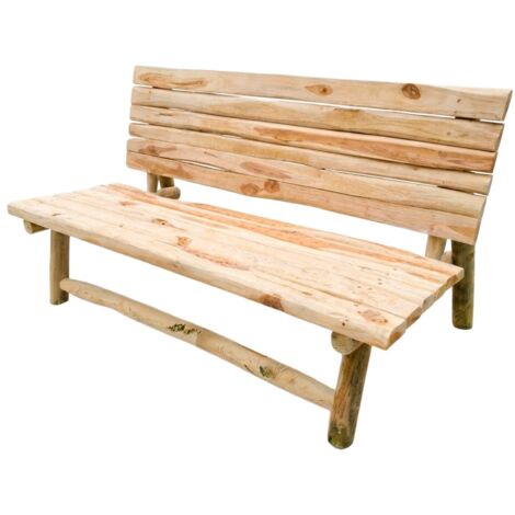 Banc en bois de teck - Style naturel pour jardin ou terrasse (1/5)