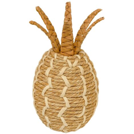 Ananas en paille de blé - Décoration naturelle pour la maison
