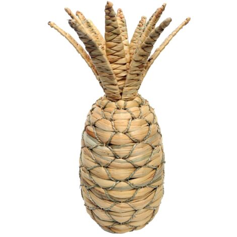 Figurine Ananas L JACINTHE D'EAU - Décoration naturelle, style tropical