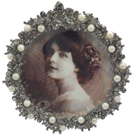 Cadre photo en métal et verre au design élégant et vintage (1/5)