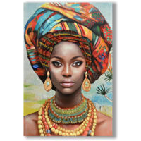 Tableau décoratif africain pour mur - Art ethnique unique et original