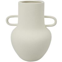 Grand vase en porcelaine blanche style bohème pour la décoration de la maison