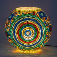 Lampe en cristal multicolore moderne pour la décoration intérieure, éclairage élégant et fonctionnel pour la maison