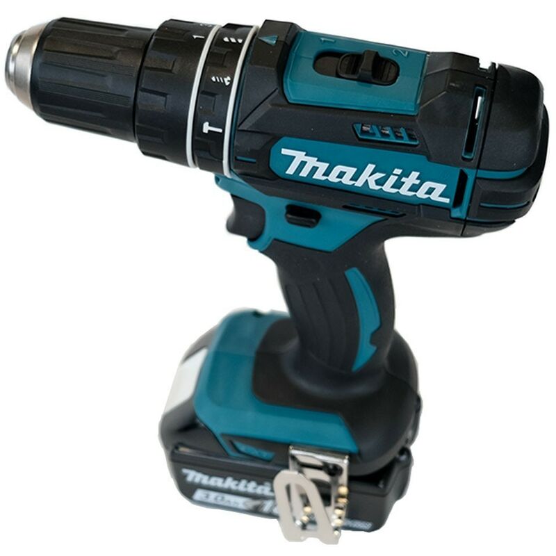 Trapano Makita HP1631kx3 + 74 accessori potenza 710W con mandrino  autoserrante 1,5/13 mm