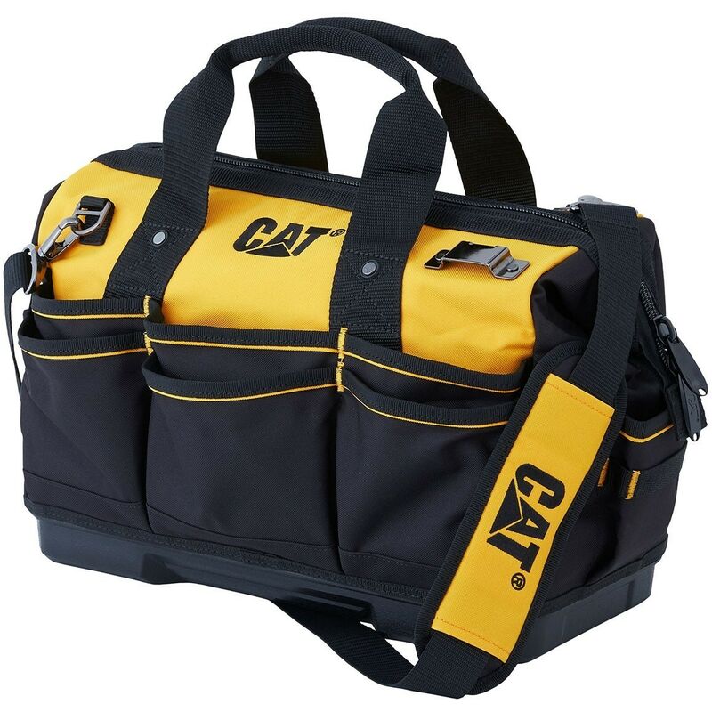 25 L Borsa porta attrezzi Caterpillar 600D Poliestere / PVC 18 tasche  esterne 12 tasche interne Leggero