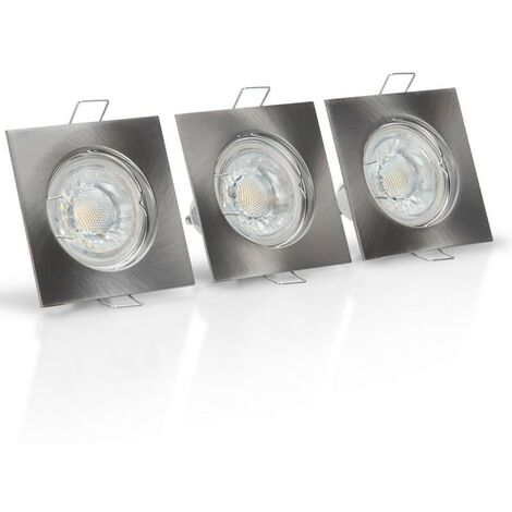 Faretto led quadrato da incasso 9W luce naturale 4000K 230V