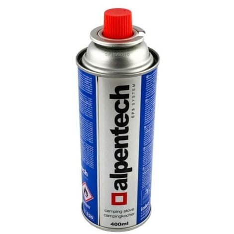 Cartuccia di gas da campeggio 4 x 250 g Alpentech Butano UN2037 Ricariche  per stufe da