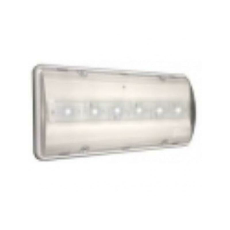 SCHNEIDER OVA44012 - Exiway Light, IP42, Autoalimentato Standard, SE-SA,  250/200/150/120lm SE, 150lm SA, 1/1,5/2/3h, illuminazione di sicurezza