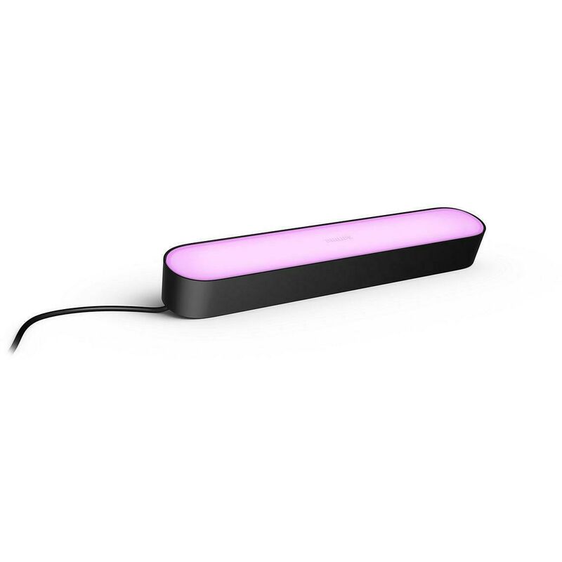 Philips Hue Play Lampada a Barra con Luce LED Bianca o Multicolore  confezione Singola colore Nero - HUE PLAY