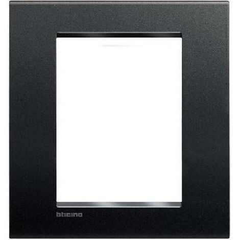Bticino livinglight placca 3+3 moduli colore  antracite lna4826ar